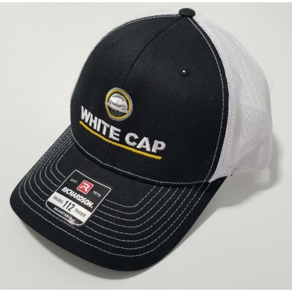 NWT WHITE CAP RICHARDSON ORIGINAL TRUCKER SNAPBACK‎ HAT - Picture 1 of 7